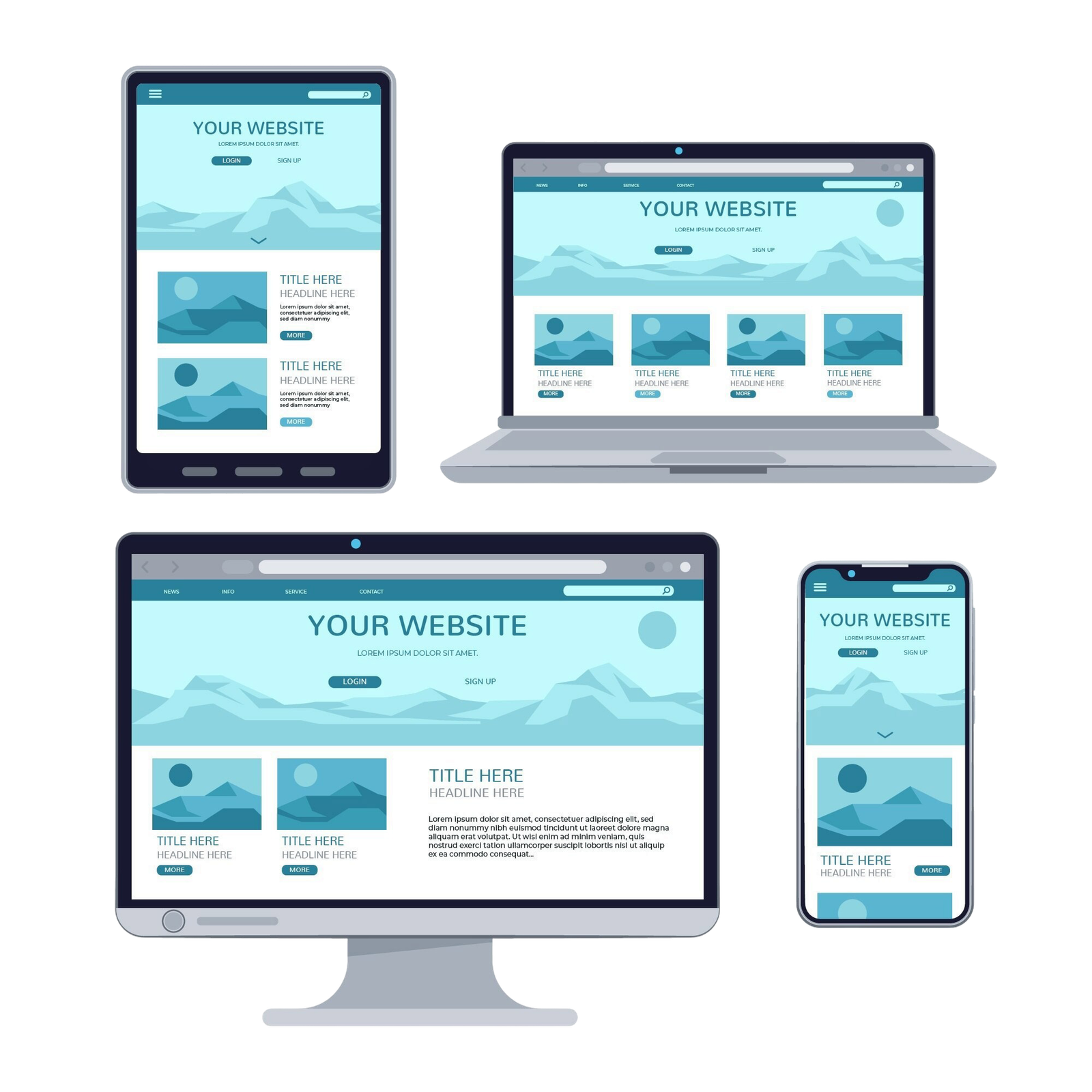 flat-design-responsive-website-design